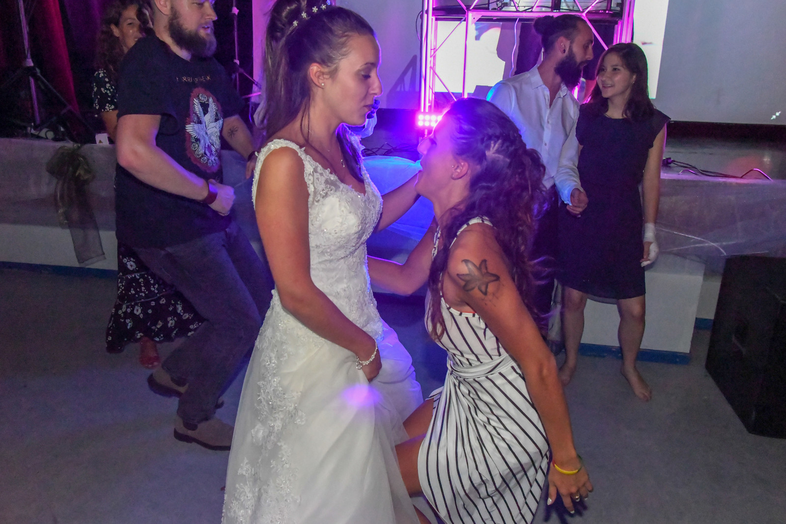 photo mariage soirée