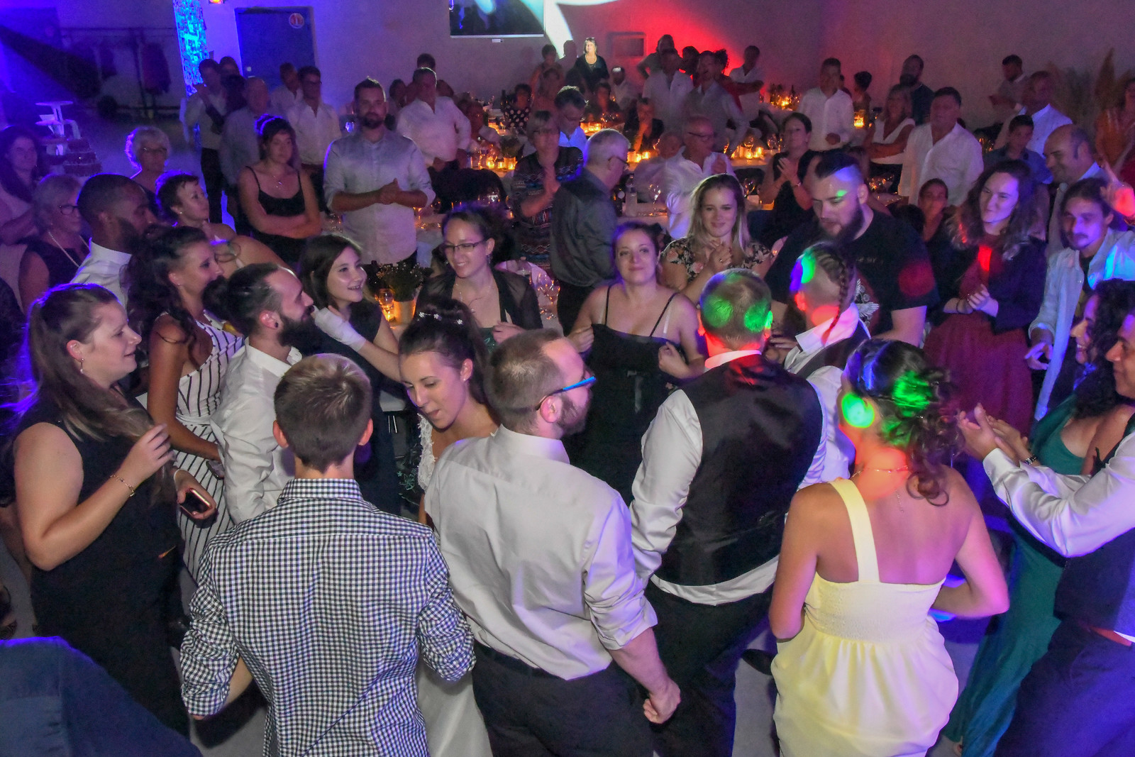 photo mariage soirée