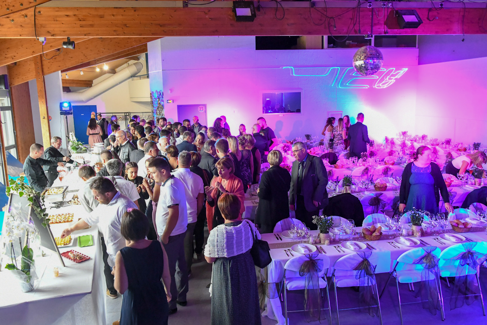 photo mariage soirée