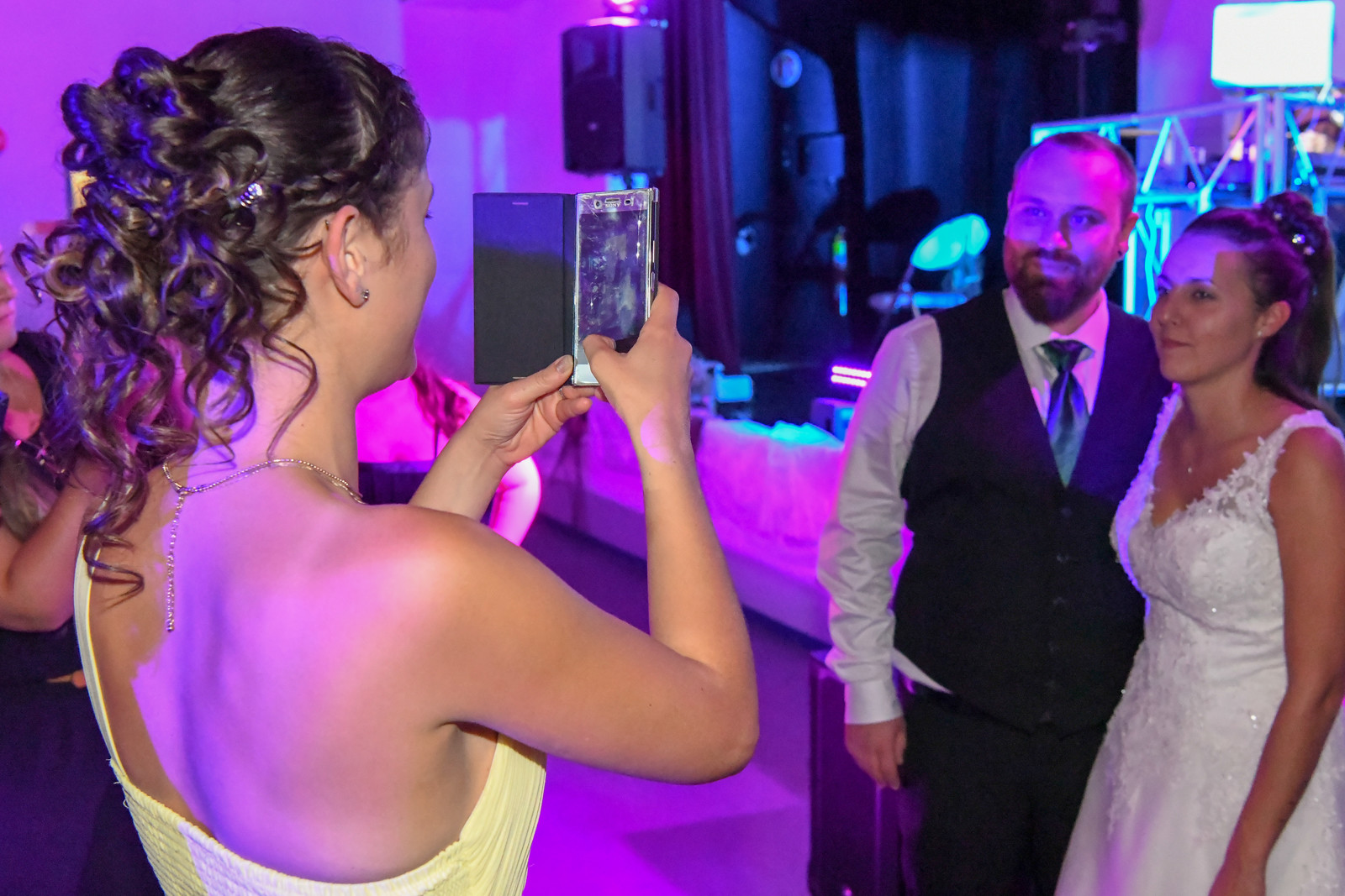 photo de mariage et soirée