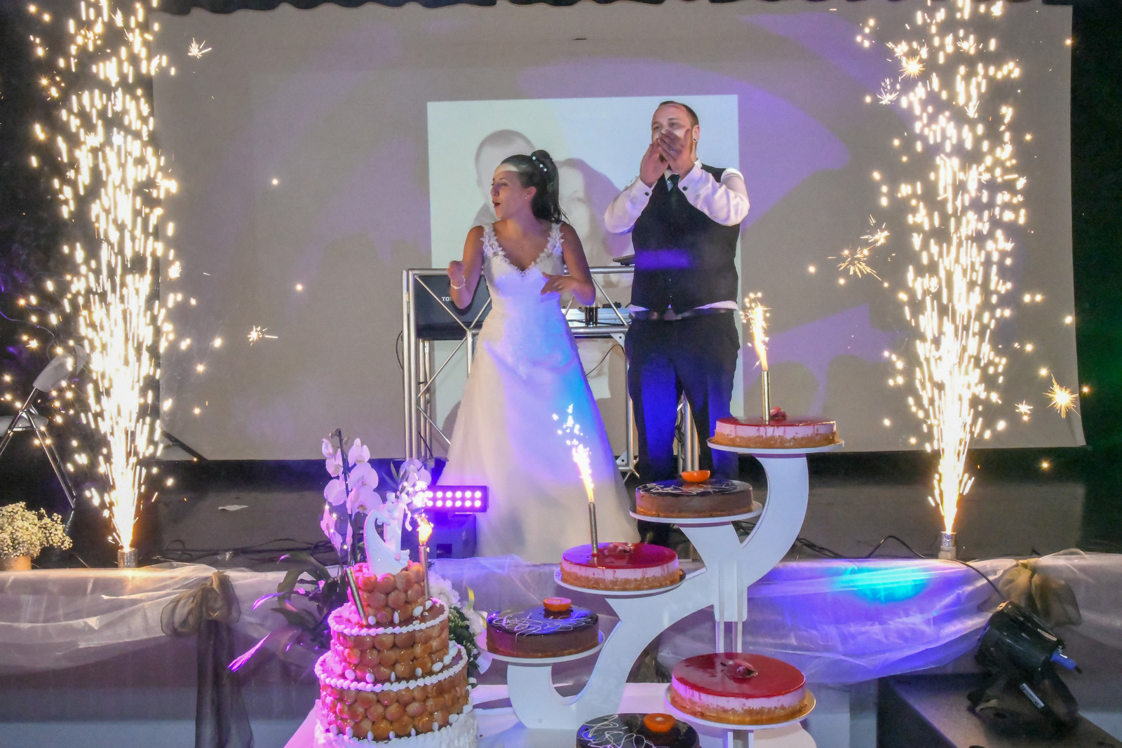 photo mariage soirée