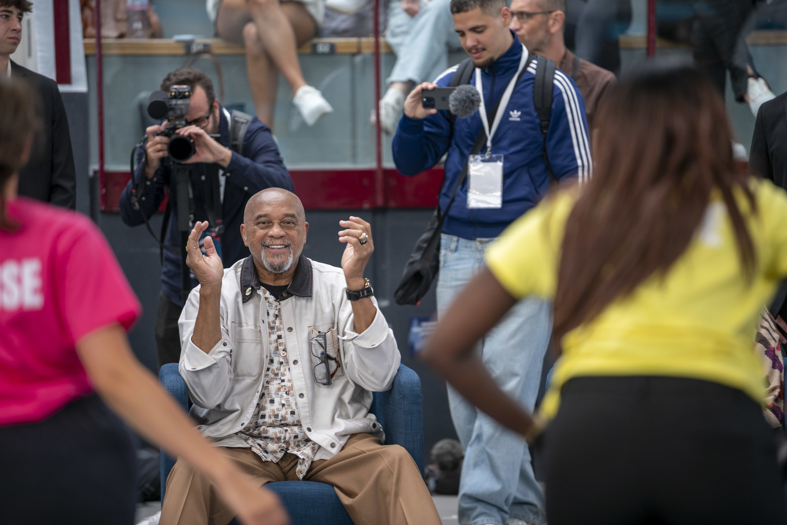 reportage avant les JO et aussi photographie de Tommie Smith