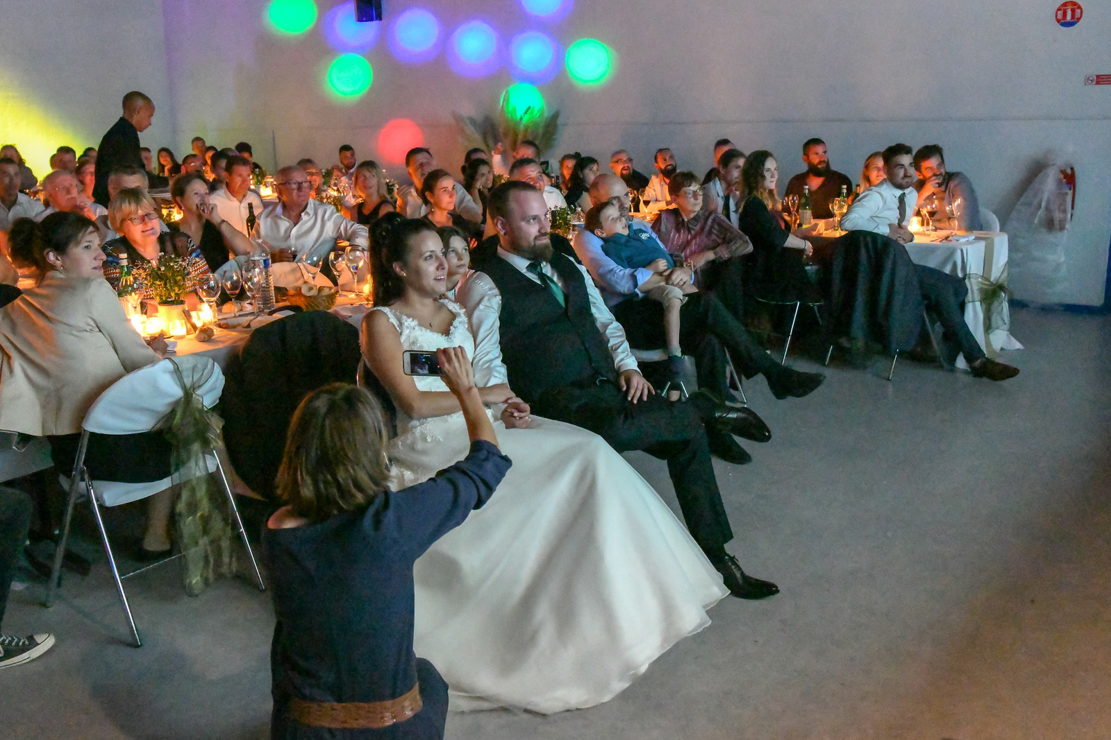 photo mariage soirée