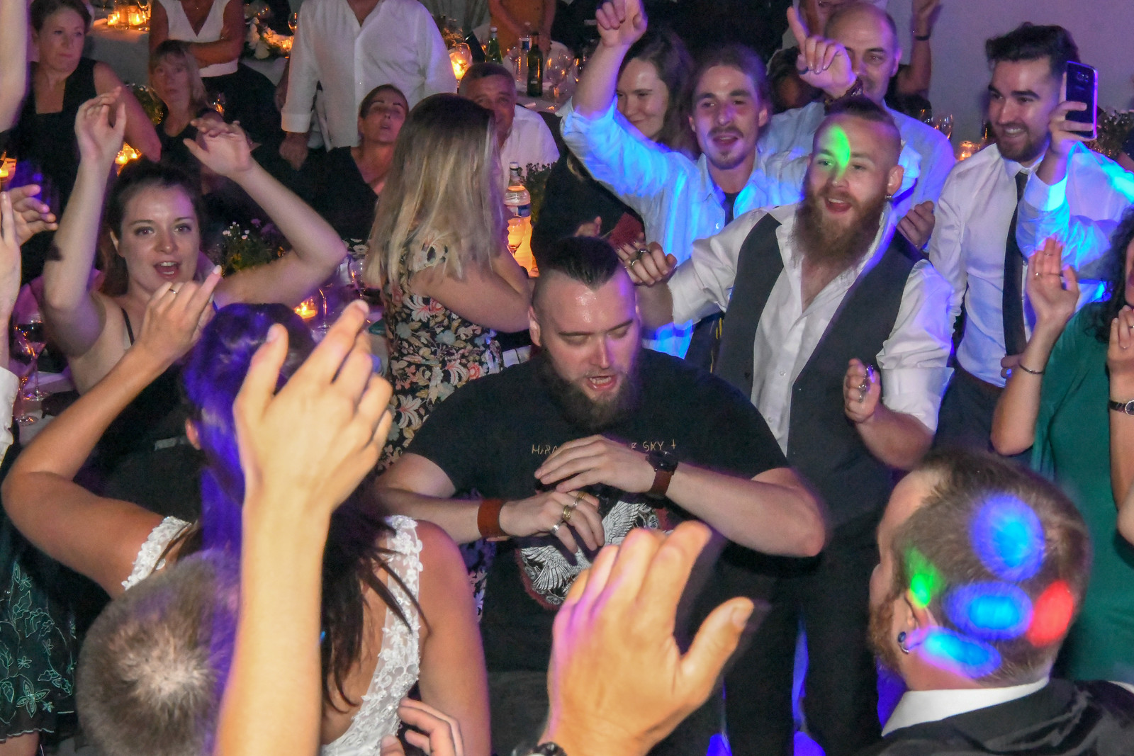 photo mariage soirée