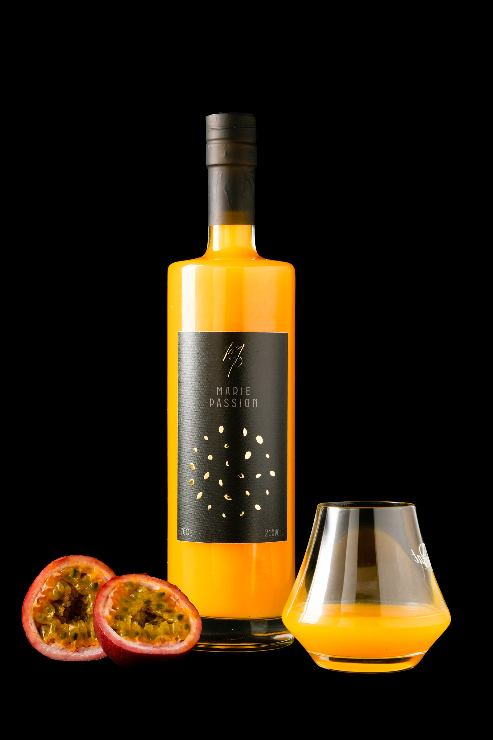 packshot de bouteille en studio