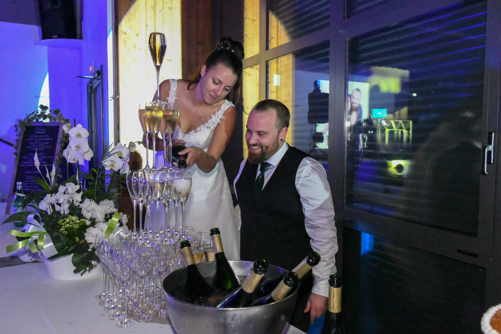 photo mariage soirée